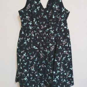 Torrid Green Butterflies Dress